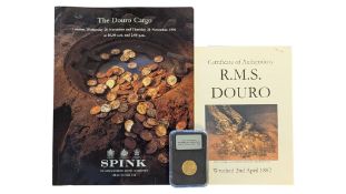 HMS DOURO HOARD - 1864 QUEEN VICTORIA SHIELD BACK SOVEREIGN