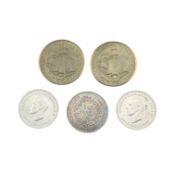 1977 FRENCH SILVER HERCULES FIFTY FRANCS & OTHER EXAMPLES