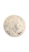 1696 KING WILLIAM III BRISTOL SILVER HALF CROWN
