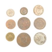 LARGE COLLECTION OF BRITISH & FOREIGN COINS