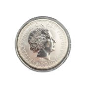 1998 QUEEN ELIZABETH II BRITANNIA SILVER COIN