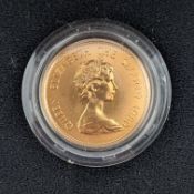 1980 HONG KONG GOLD ONE THOUSAND DOLLARS