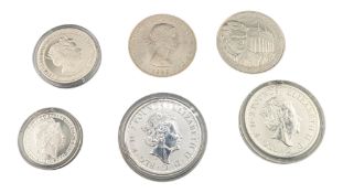 COLLECTION OF CONTEMPORARY SILVER COINS