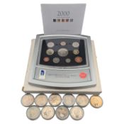 2000 UK DELUXE PROOF COIN COLLECTION & OTHERS