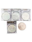 FIVE 1970 JULIANA 25TH ANNIVERSARY OF LIBERATION TEN GULDENS