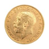 1911 KING GEORGE V GOLD SOVEREIGN