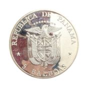 1972 PANAMA FAO SILVER FIVE BALBOAS