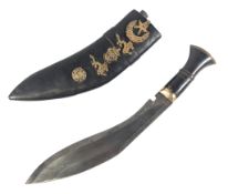 VINTAGE NEPALESE KUKRI KNIFE DAGGER