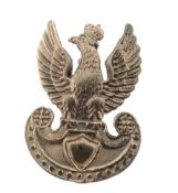 WWII SECOND WORLD WAR POLISH IN EXILE CAP BADGE