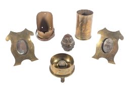 COLLECTION OF FIRST & SECOND WORLD WAR TRENCH ART