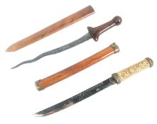 JAPANESE TANTO & JAVANESE KRIS DAGGER