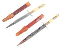 TWO VINTAGE BRAZILIAN DAGGERS