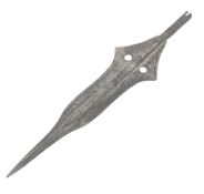 ANTIQUE AFRICAN CURRENCY SPEAR HEAD