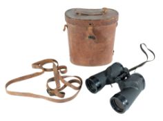 PAIR OF WWII UNITED STATES M17 BINOCULARS & CASE