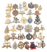 COLLECTION OF WWII & OTHER MILITARY CAP BADGES