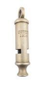 WWI FIRST WORLD WAR BRITISH TRENCH WHISTLE