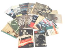 WWII INTEREST - COLLECTION OF 1940's BOOKS AND EPHEMERA ON THE SECOND WORLD WAR
