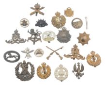 COLLECTION OF MILITARY REGIMENT CAP BADGES