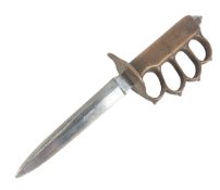 WWI FIRST WORLD WAR US TRENCH FIGHTING KNIFE