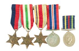 WWII SECOND WORLD WAR MEDAL GROUP