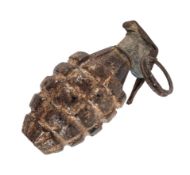 WWII SECOND WORLD WAR US PINEAPPLE GRENADE
