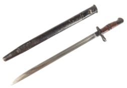 WWI FIRST WORLD WAR BRITISH 1913 PATTERN BAYONET