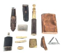 COLLECTION OF ASSORTED MILITARIA & CURIOS