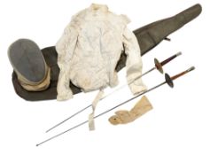 COLLECTION OF VINTAGE FENCING EQUIPMENT