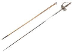 EARLY 19TH CENTURY ENGLISH MOURNING SMALL SWORD