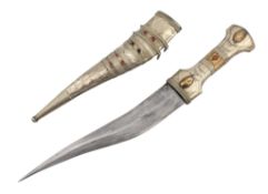 19TH CENTURY PALESTINIAN JAMBIYA SHIBRIYA DAGGER