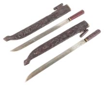 VINTAGE TAIWANESE NATIVE PAIWAN PEOPLE MACHETES
