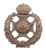 EDWARDIAN RIFLE BRIGADE REGIMENT GLENGARRY BADGE