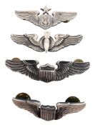 COLLECTION OF US ARMY AIR FORCE WING BADGES