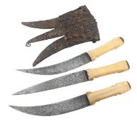 19TH CENTURY SUDANESE MAHDIST PEOPLE TRIPLE DAGGER