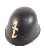 WWII SECOND WORLD WAR DUTCH SOCIALIST PARTY HELMET