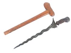 LARGE SOUTH EAST ASIAN JAVANESE KRIS DAGGER