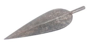 19TH CENTURY SUDANESE MAHDIST TRIBE SPEAR HEAD