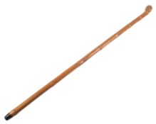 EARLY 20TH CENTURY BAMBOO WALKING STICK WITH CONCEALED FISHING ROD