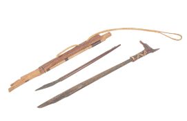 MALAYSIAN DAYAK HEAD HUNTING MANDAU