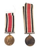 FIRST & SECOND WORLD WAR BRITISH SPECIAL CONSTABULARY LONG SERVICE MEDALS