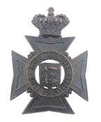 19TH CENTURY VICTORIAN SOUTH MIDDLESEX RIFLE VOLUNTEERS HELMET PLATE