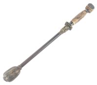 19TH CENTURY CHINESE BRONZE BATTLE MACE IN 17TH CENTURY STYLE