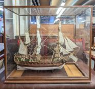 NORSKE LOVE - SCRATCH BUILT MODEL SHIP IN CASE