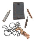 WWII SECOND WORLD WAR GERMAN KIT BAG & MAUSER CLEANING KIT