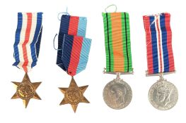 WWII SECOND WORLD WAR MEDAL GROUP