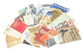 WWII GERMANY EPHEMERA - COLLECTION OF GERMAN DIE NEUE LINIE MAGAZINES AND OTHER