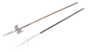 TWO MEDIEVAL STYLE POLEARMS