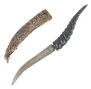 19TH CENTURY SUDANESE MAHDIST PEOPLE DOUBLE DAGGER