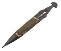 19TH CENTURY OTTOMAN EMPIRE TWIN BLADED DAGGER