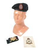 WOMENS ROYAL ARMY CORP BERET & BELT